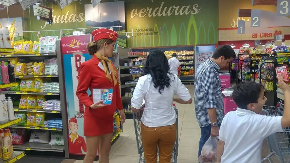 Activación con personal dentro de punto de venta