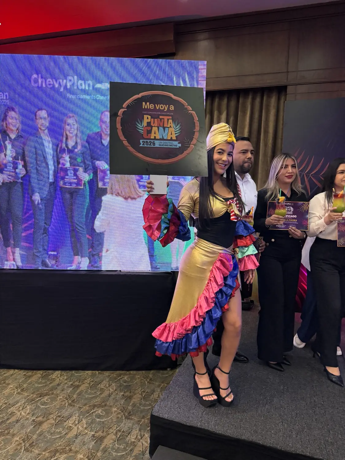 Show de entretenimiento en evento corporativo