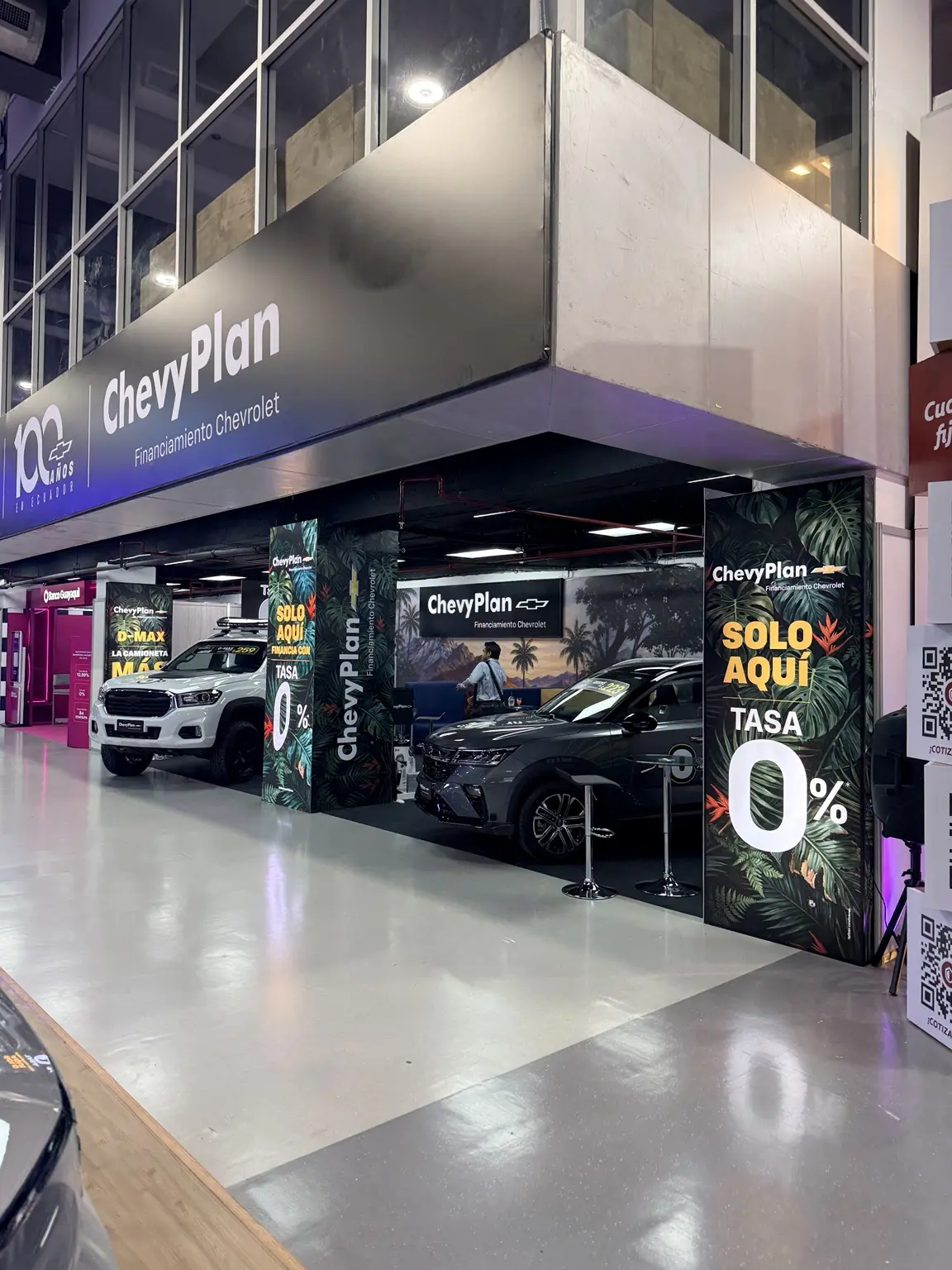 Espacio ChevyPlan construido en Auto Show
