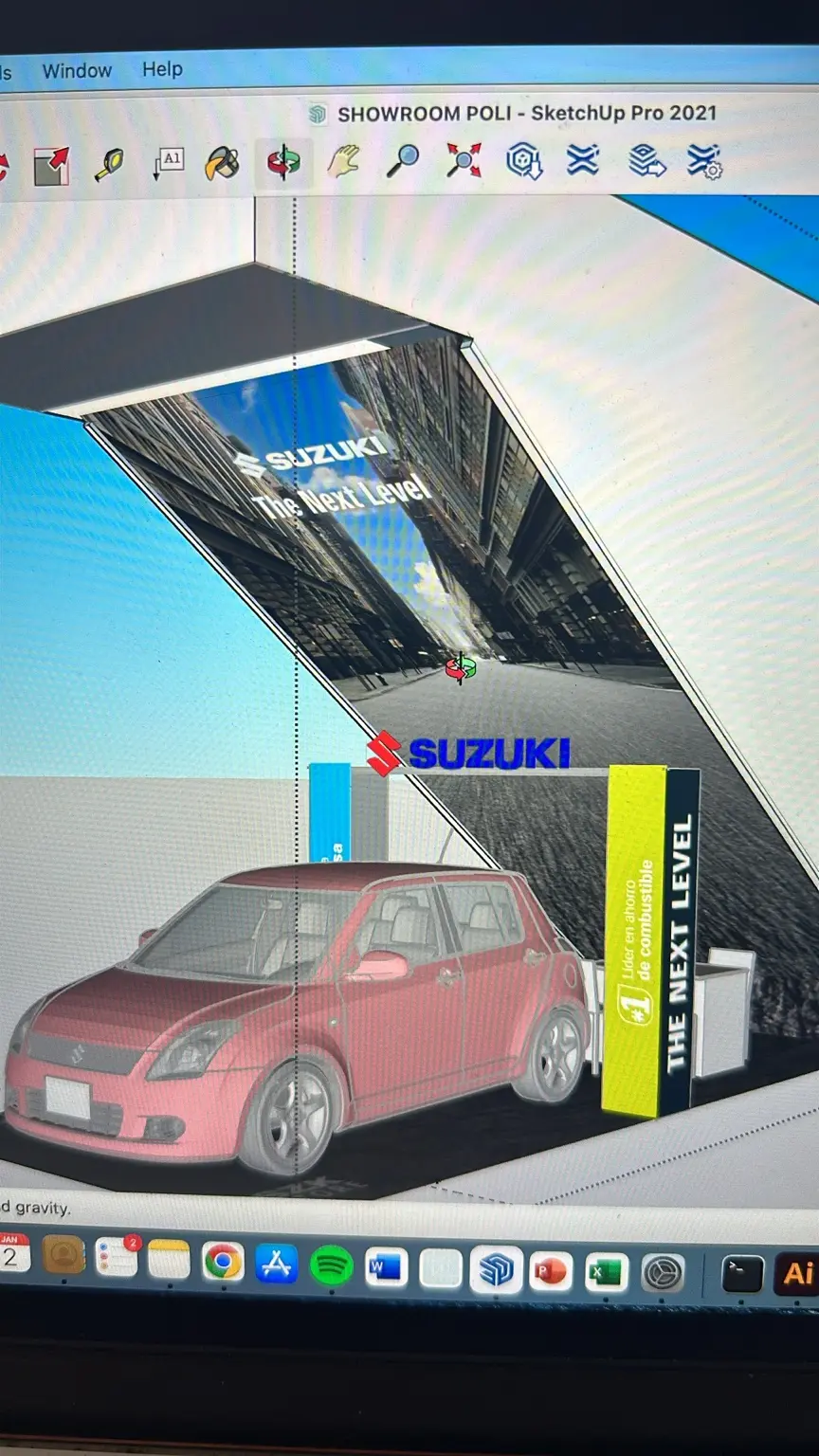 Render de exhibición Suzuki